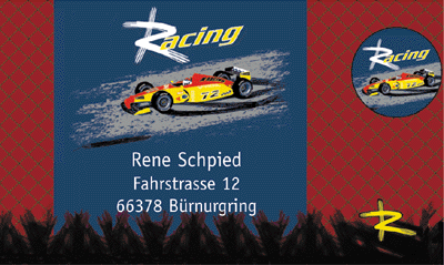 Racing II -Sticker